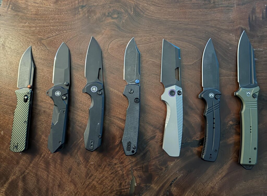 Started collecting in January. Now I have enough to run a different blade each day of the week