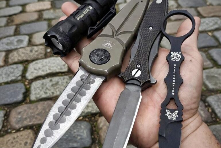 Stabby Saturday with... Elzetta Alpha; Paragon Warlock; Hinderer Maximus; Benchmade Mini SOCP