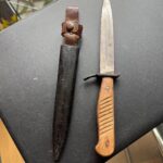 Found this knife in my grandfather’s attic, possible WWII Wehrmacht connection? 🤔
