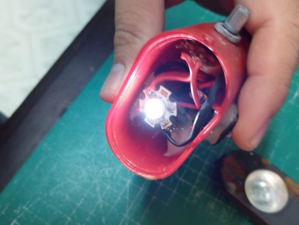 Some of the flashlights I made myself back in college P1