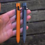 I designed a EDC bolt action pen, with pocket clip (G2 + S-Gel)