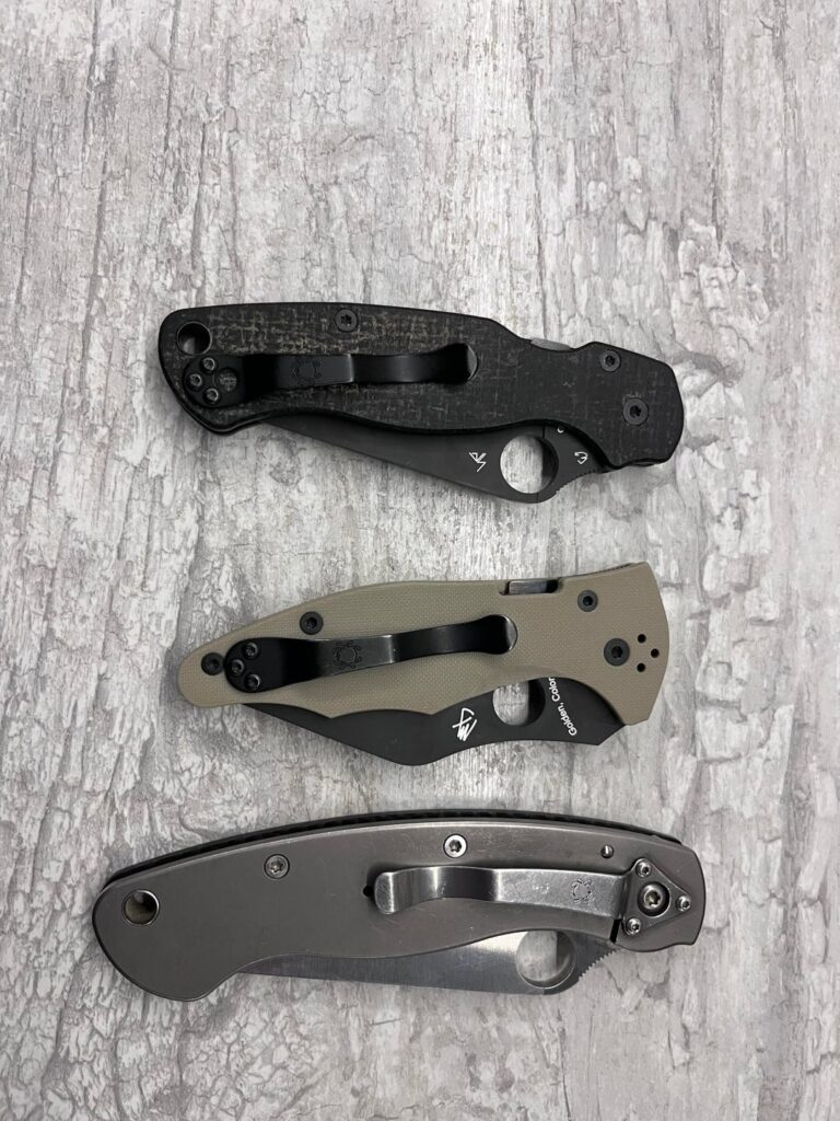 My spyderco family