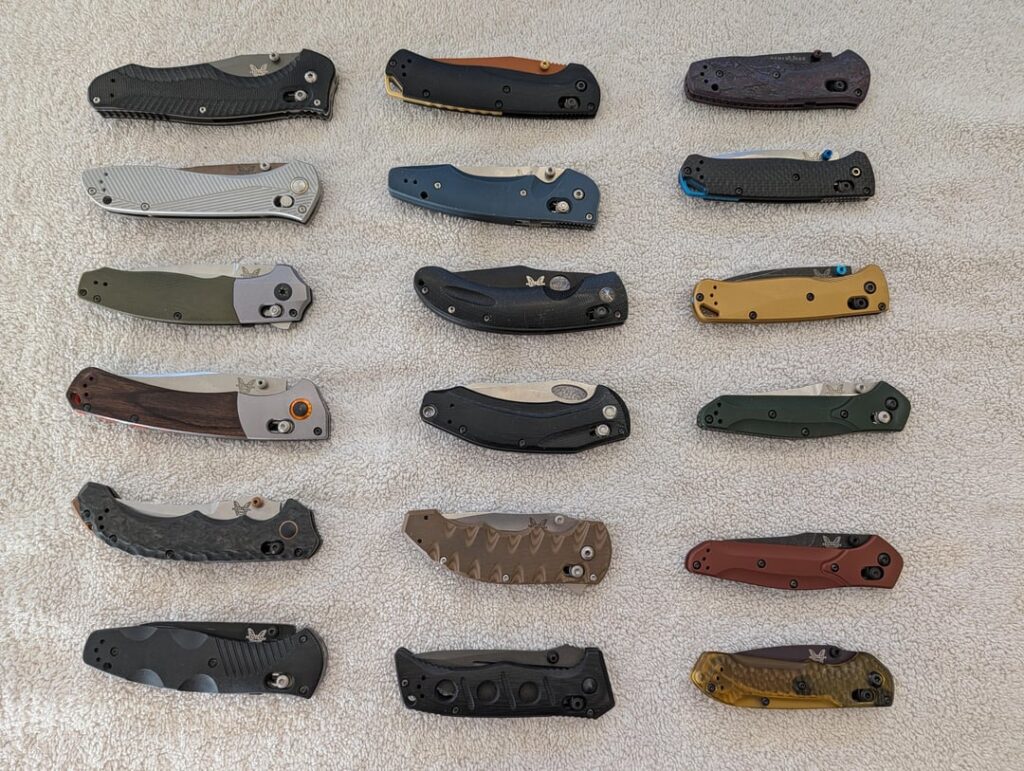 Family Photos / Benchmades & Others (Protean, Rosie, Strider, Hadouken, BBM, Talon, Goblin, Zaan)