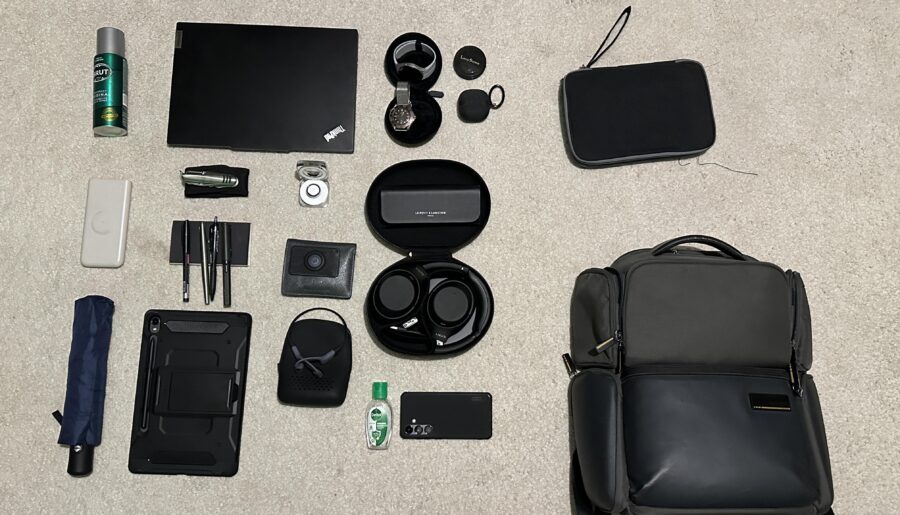 My EDC — work, travel, and swim-ready carry