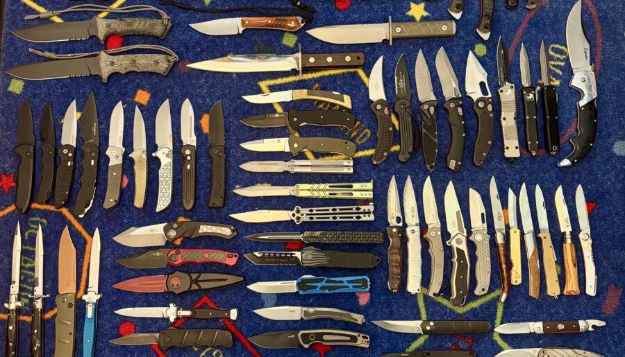 Full shot of my knife hoard
