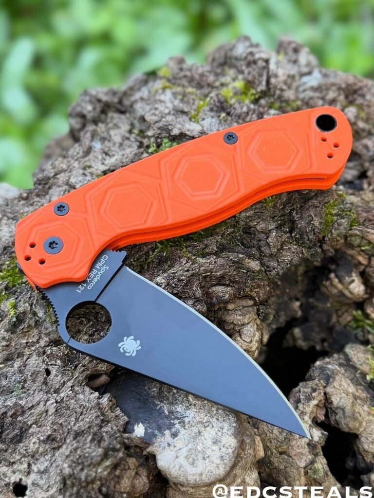 Me & the Rex out in the woods. Still no Morels 🍄‍🟫 tho 🤬. Spyderco PM2 Rex121/G10 Cutlery Shoppe Exclusive