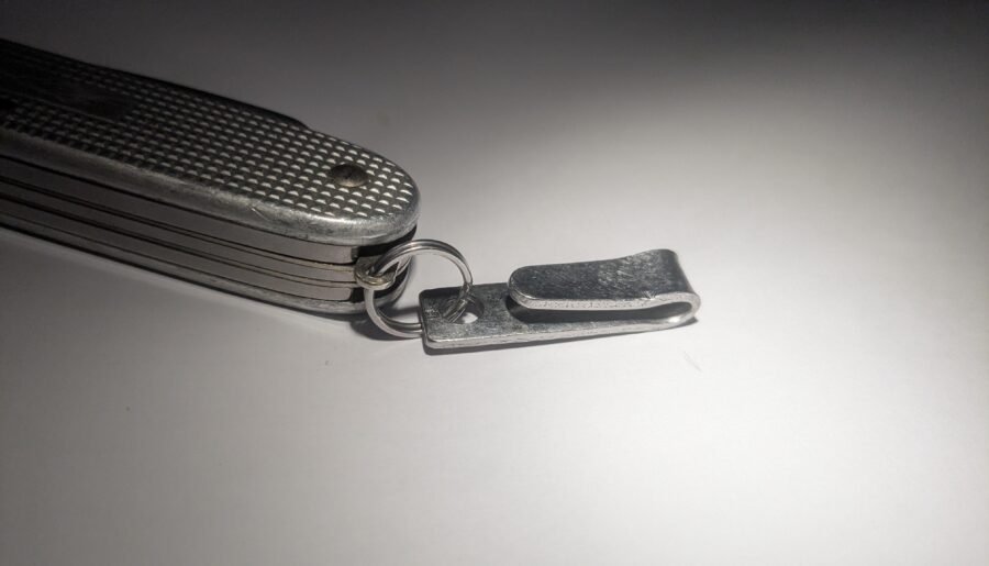 DIY clip/pocket dangler made from old cutlery as requested by u/k34444