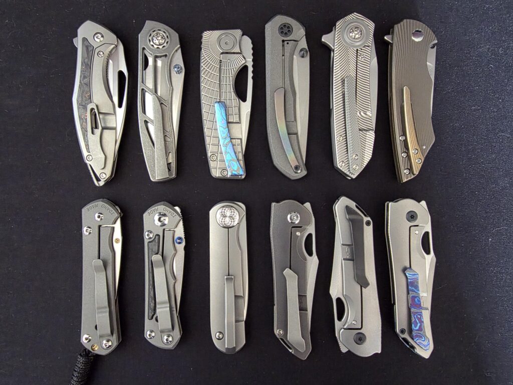 Collection of small knives