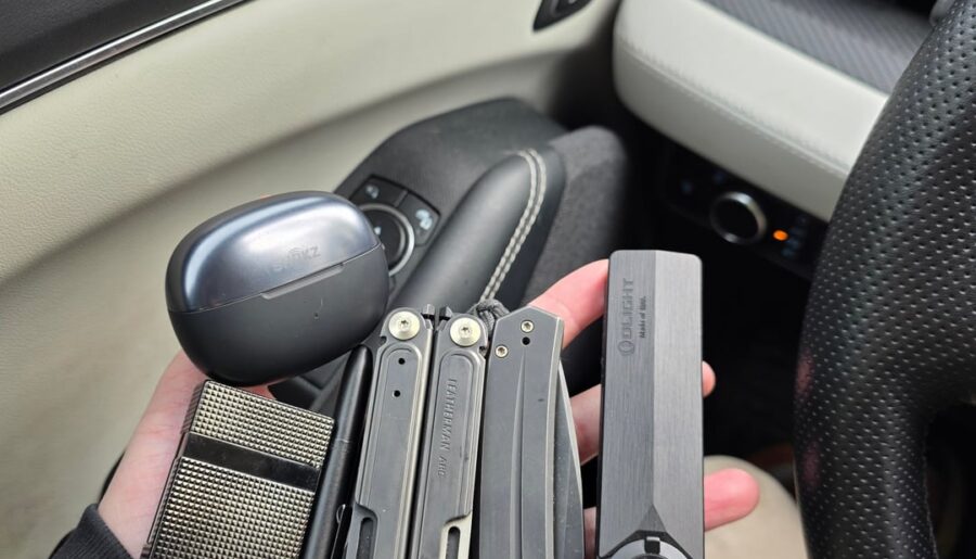 Pocket dump and new belt sheath