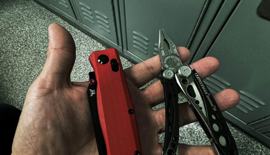 Pocket dump before work
