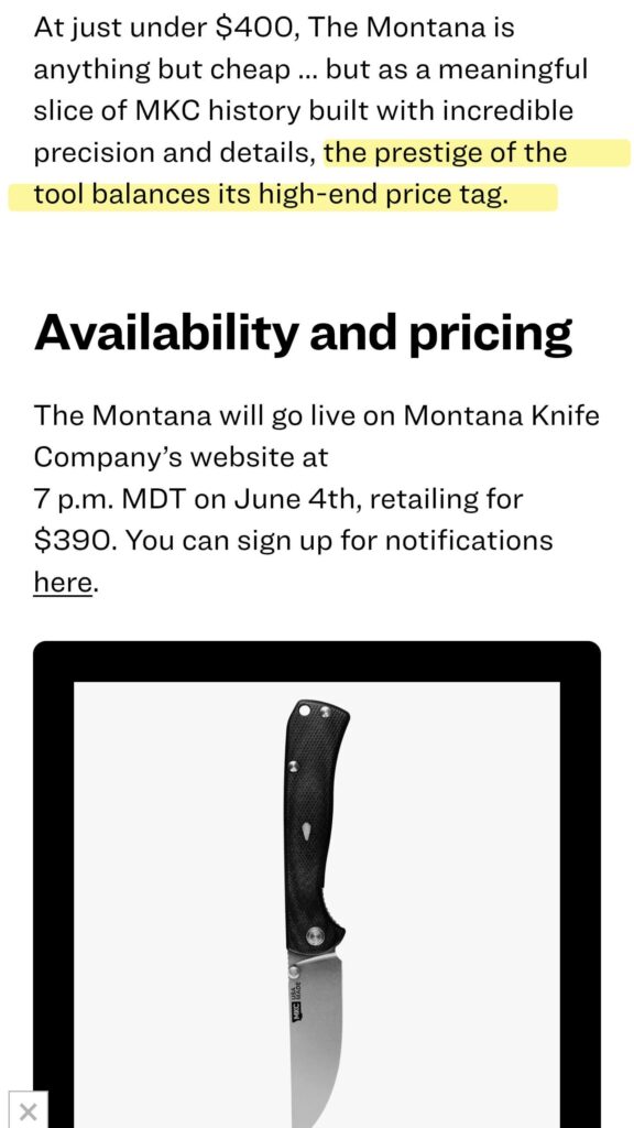 Article about MKC folder
