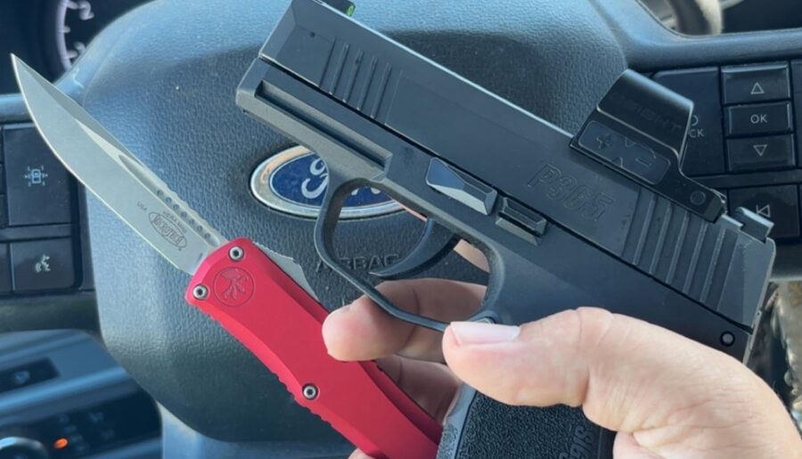 My daily pistol and knife
