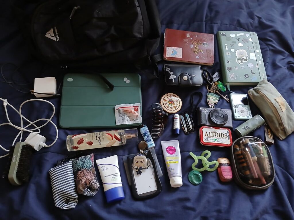What does my bags say about me (class backpack + casual purse)