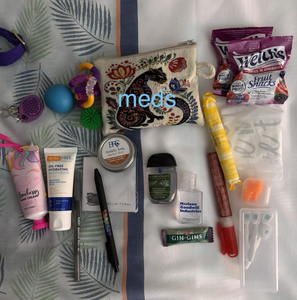 Make assumptions based on what’s in my bag