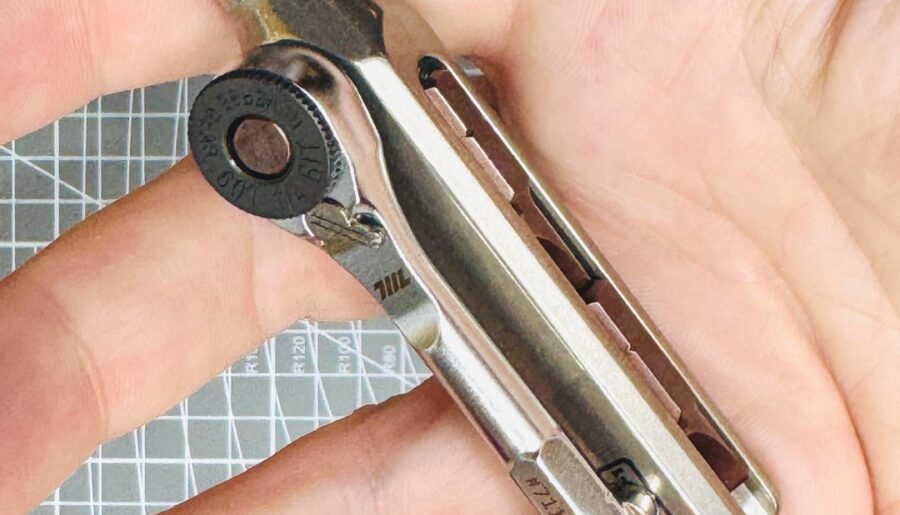 EDC Gear Combo… the RiggyBack! 711L Hex End Mini Ratchet + Fanaue Pocket Screwdriver! 🛠️😎
