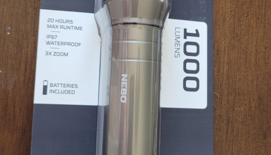Went to our local Ace Hardware for a lightbulb 💡, came home with a flashlight. On sale for $19.99 and I had a $5 off. Nebo 1000 Lumens