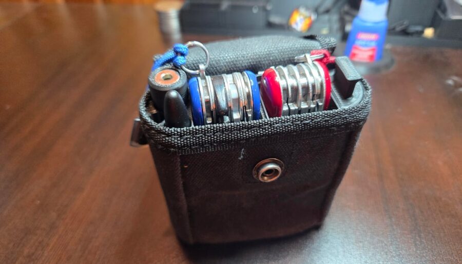 My new “customized” EDC belt pouch.