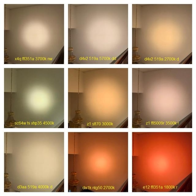 Some beamshots of my Z1 Artemis SFT70 3000k & FFL5009r 3500k compared to some other lights :)