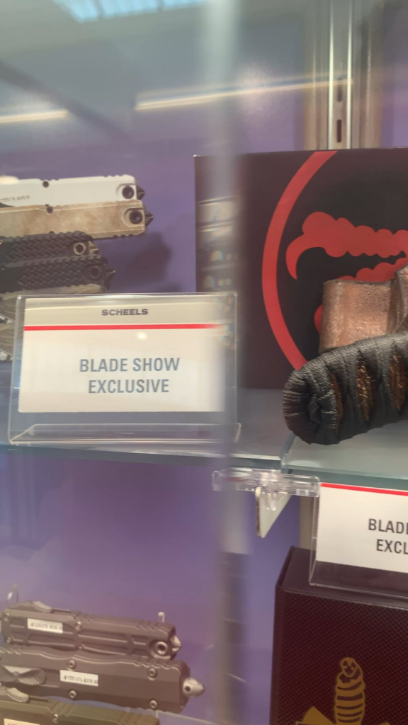 $3,000 Microtech Arbiter finish is already worn off in the store…