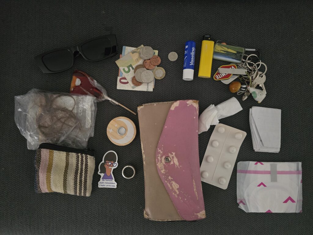 Not seen: all the cumbs sitting at the bottom of my bag