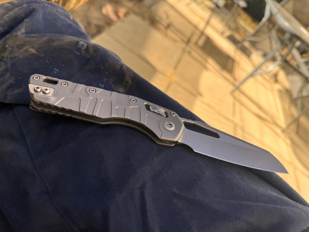 Went from feeling like a spatula to a proper feeling knife.