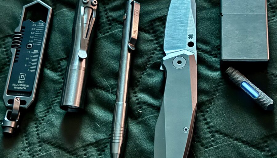 Some of my titanium edc items I’ve collected this year.