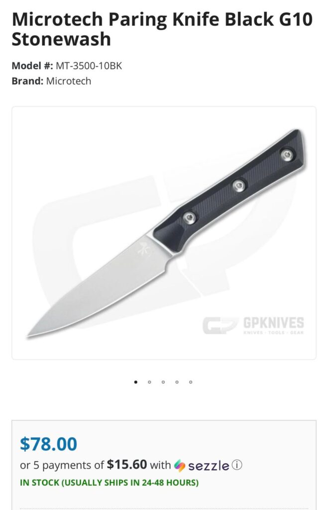 What’s the catch? $78 for Microtech M390 seems bonkers. Ok for light duty EDC?