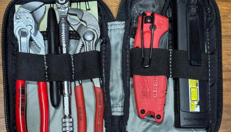 My first pocket EDC toolkit for work