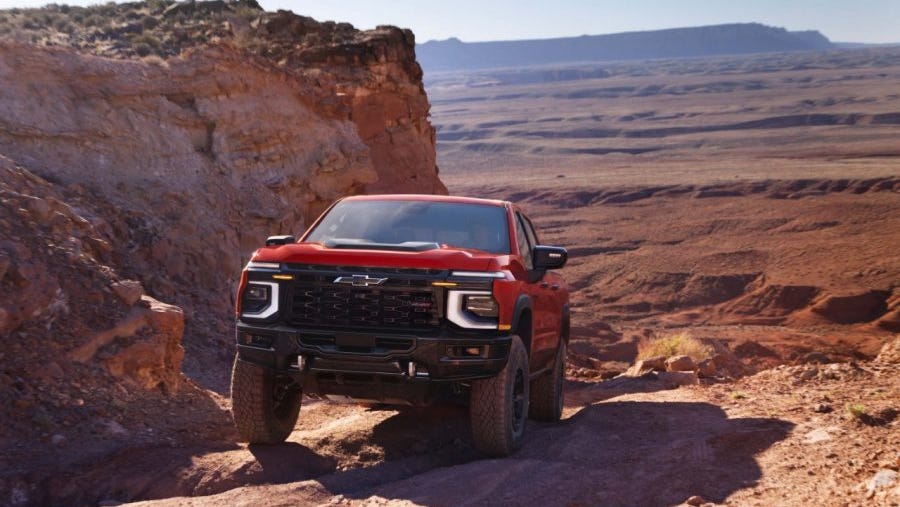 offroad vehicle navigating a rugged landscape