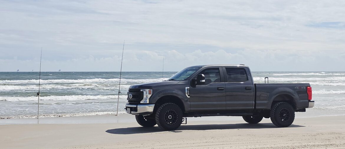 Surf fishing with my 2020.