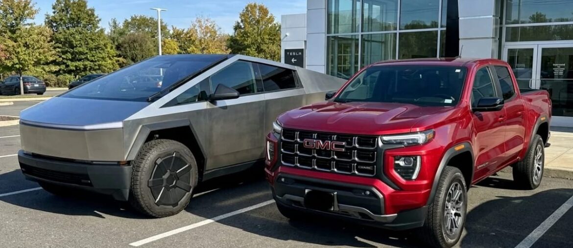 The gap between the monthly cost of charging a Tesla Cybertruck vs filling a GMC Canyon in the US is nothing short of staggering