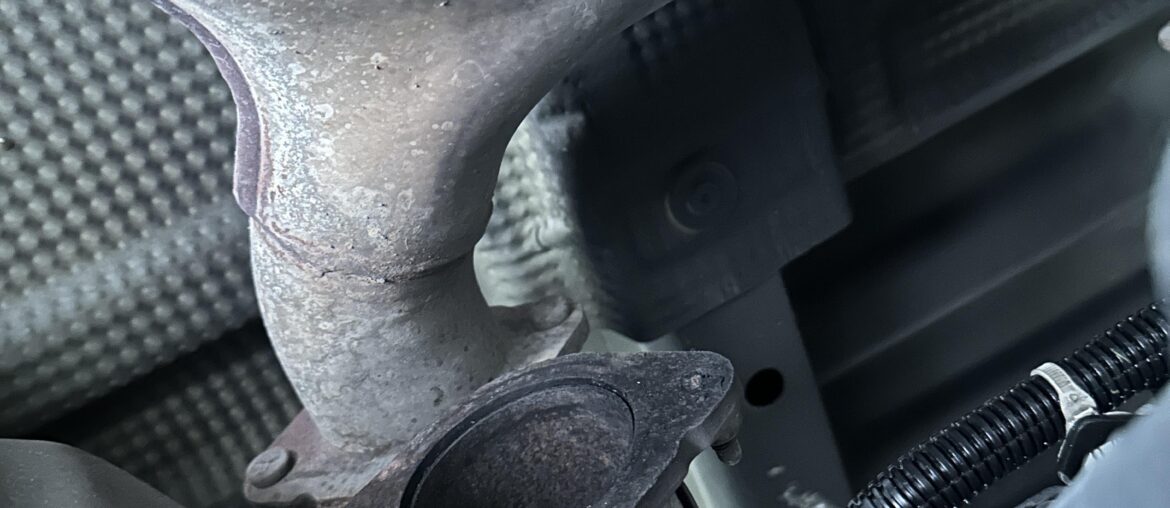 Exhaust broken