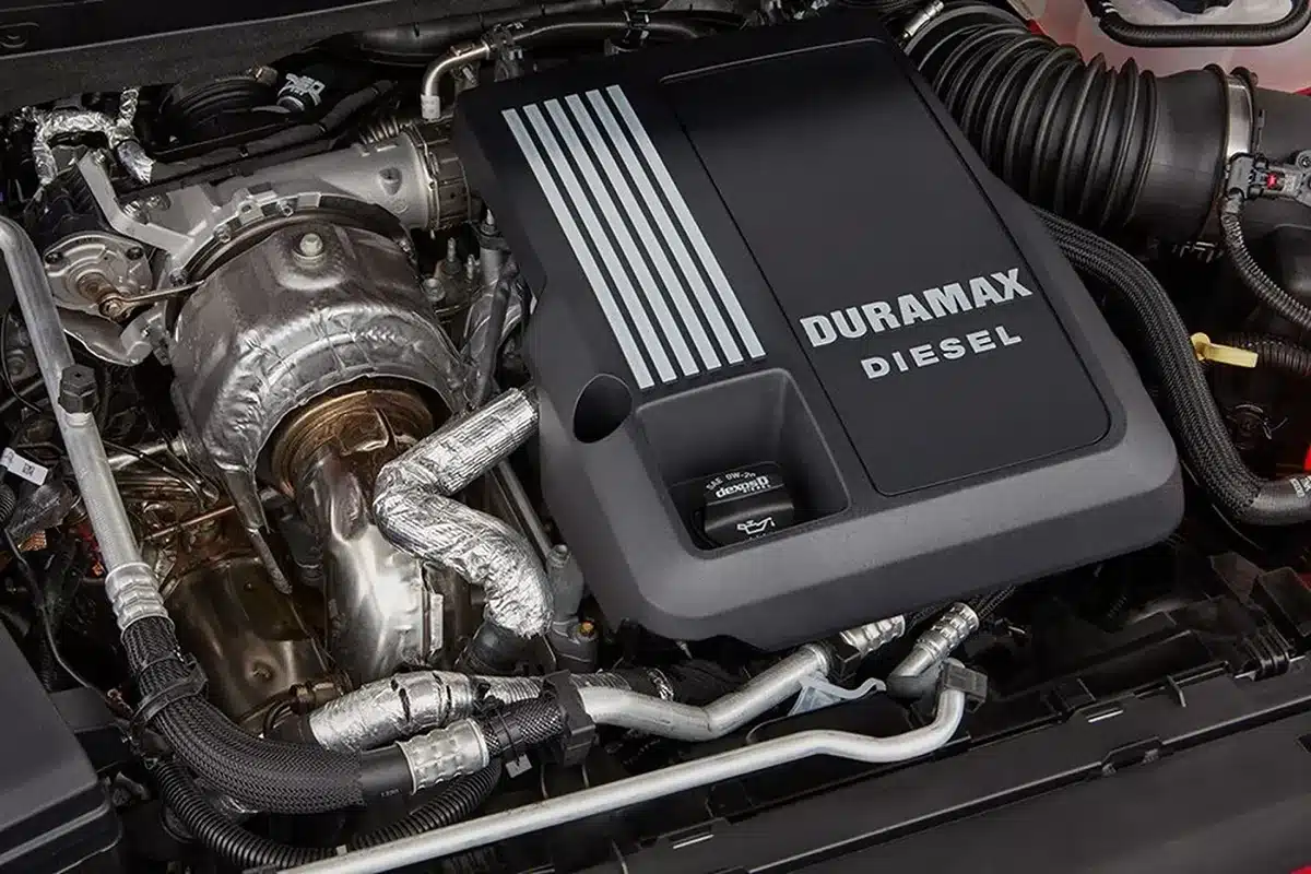 3.0-liter Duramax diesel engine installed in a GM vehicle